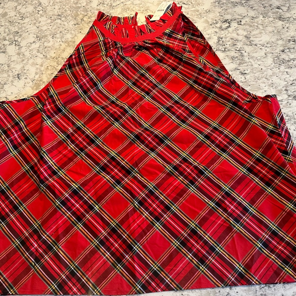 JCrew holiday plaid tartan XXL NWT